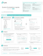 Tp-Link RE360 Guide D'installation Rapide