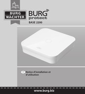 Burg Wächter BURGprotect BASE 2200 Notice D'installation Et D'utilisation Succincte