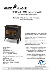 Sierra Flame Lynwood W76 Manuel De L'utilisateur Et D'installation