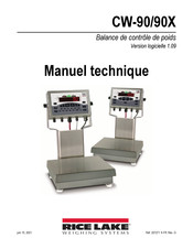 Rice Lake Weighing Systems CW-90 Manuel Technique