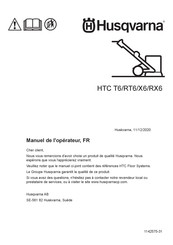 Husqvarna HTC X6 Manuel D'utilisation