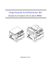 Avision AM30 AF Série Guide D'utilisation