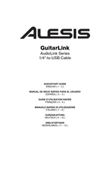 Alesis GuitarLink Guide D'utilisation Rapide