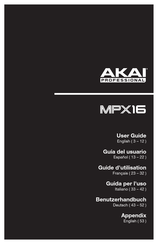 Akai Professional MPX16 Guide D'utilisation