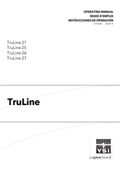 Xylem TruLine 27 Mode D'emploi