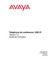 Avaya 1692 IP Guide De L'utilisateur