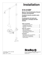 Bradley S19-310BF Manuel D'installation