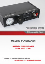 PDS AIR-PULSE 7350 Manuel D'utilisation