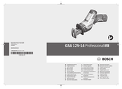 Bosch GSA 12V-14 Professional Notice Originale