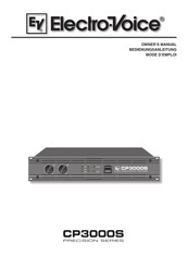Electro-Voice CP3000S PRECISION Série Mode D'emploi