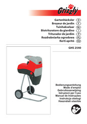 Grizzly GHS 2540 Mode D'emploi