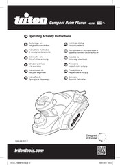 Triton TCMPL Instructions D'utilisation Et Consignes De Sécurité