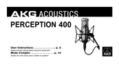 AKG Acoustics PERCEPTION 400 Mode D'emploi