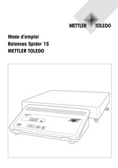 Mettler Toledo Spider 1S Mode D'emploi