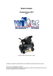 WilTec 50 l 61958 Mode D'emploi