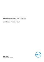 Dell P3222QE Guide De L'utilisateur