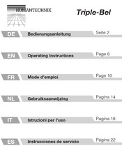 HumanTechnik Triple-Bel Mode D'emploi