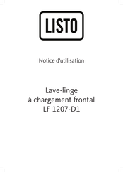 Listo LF 1207-D1 Notice D'utilisation