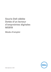 Dell MS819 Mode D'emploi