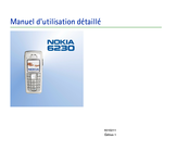 Nokia 6230 Manuel D'utilisation Détaillé