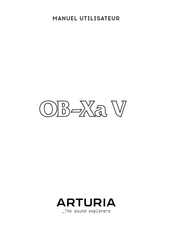 Arturia OB-Xa V Manuel Utilisateur