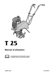 Husqvarna T 25 Manuel D'utilisation