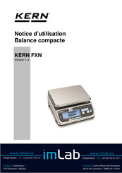 KERN FXN 3K-3M Notice D'utilisation