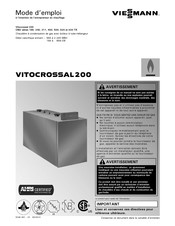 Viessmann Vitocrossal 200 CM2 400 Mode D'emploi