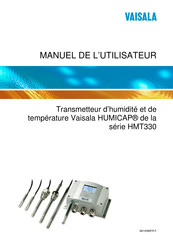 Vaisala HUMICAP HMT330 Série Manuel De L'utilisateur