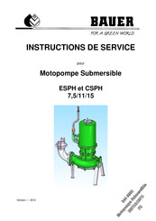 Bauer CSPH Instructions De Service