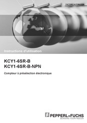 Pepperl+Fuchs KCY1-6SR-B Instructions D'utilisation