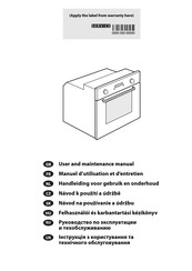 Whirlpool AKP 449/IX Manuel D'utilisation Et D'entretien