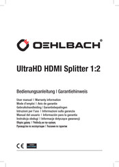 Oehlbach OB-6044 Mode D'emploi