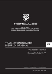 Hercules 18-Q-0053 Traduction Du Mode D'emploi Original