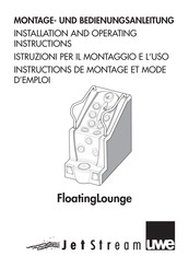 UWE JETStream FloatingLounge Instructions De Montage Et Mode D'emploi