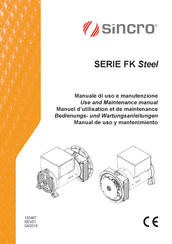 Sincro FK Steel Série Manuel D'utilisation Et De Maintenance