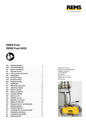 REMS Push INOX Notice D'utilisation