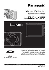 Panasonic Lumix DMC-LX1PP Manuel D'utilisation