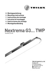 Trilux Nextrema G3 TWP Série Instructions De Montage