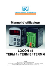 DEUTSCHMANN AUTOMATION LOCON 15 TERM 6 Manuel D'utilisateur