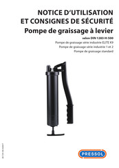 Pressol ELITE K9 Industrie 2 Notice D'utilisation