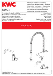 KWC GASTRO 24.501.056 Instructions De Montage Et D'entretien
