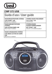 Trevi CMP 572 USB Mode D'emploi Et Installation