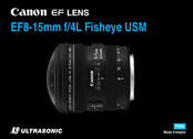 Canon EF8-15mm f-4L Fishye USM Mode D'emploi
