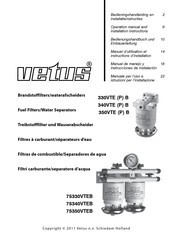 Vetus 350VTEPB Manuel D'utilisation Et Instructions D'installation