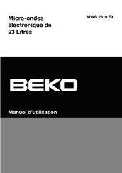 Beko MWB 2310 EX Manuel D'utilisation