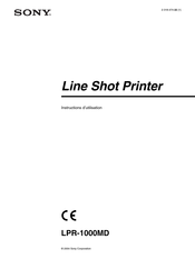 Sony LPR-1000MD Instructions D'utilisation