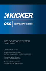 Kicker QSS67 Manuel D'utilisation