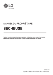 LG DLE3450 Série Manuel Du Propriétaire