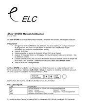 ELC Show STORE Manuel D'utilisation